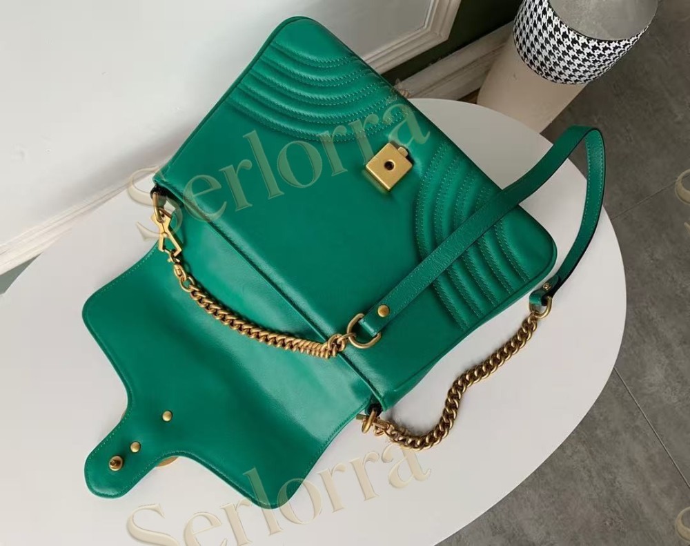 GUCCI GG MARMONT MEDIUM TOP HANDLE BAG