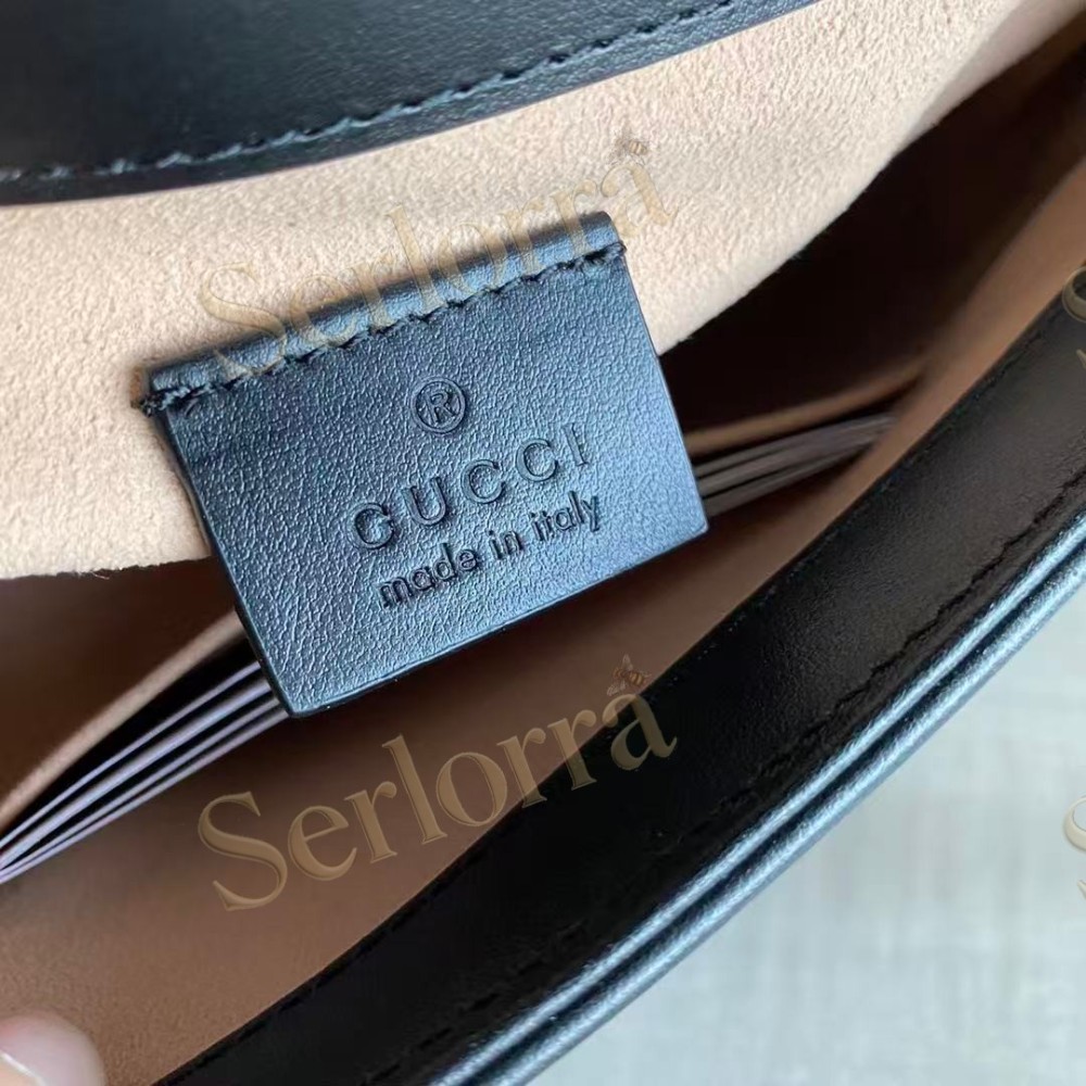GUCCI GG MARMONT MINI TOP HANDLE BAG