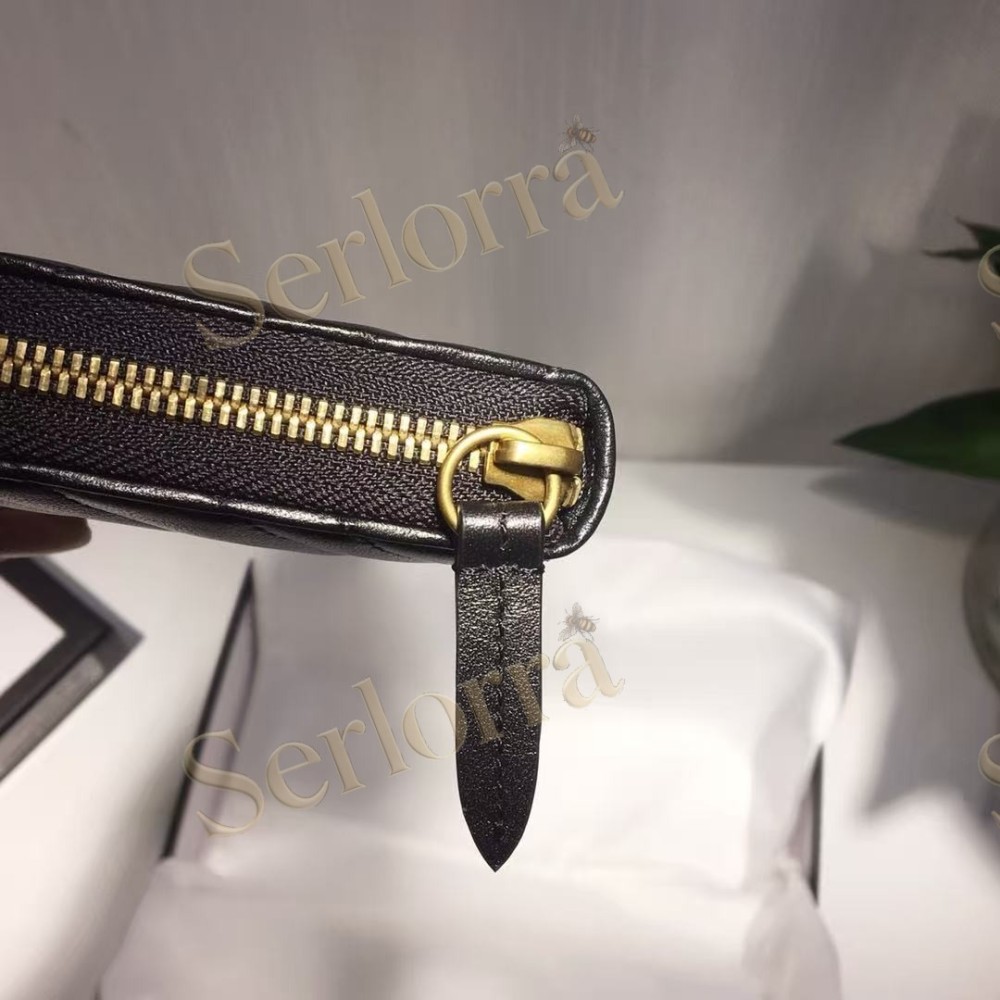 GUCCI GG MARMONT ZIP AROUND WALLET