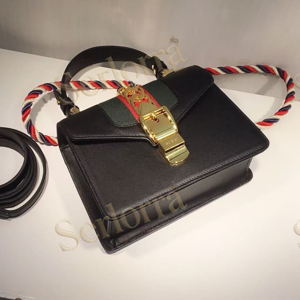 GUCCI SYLVIE MINI TOP HANDLE BAG