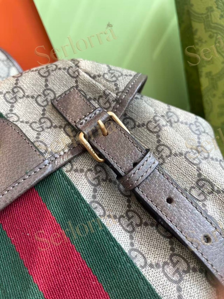 GUCCI OPHIDIA GG MEDIUM BACKPACK