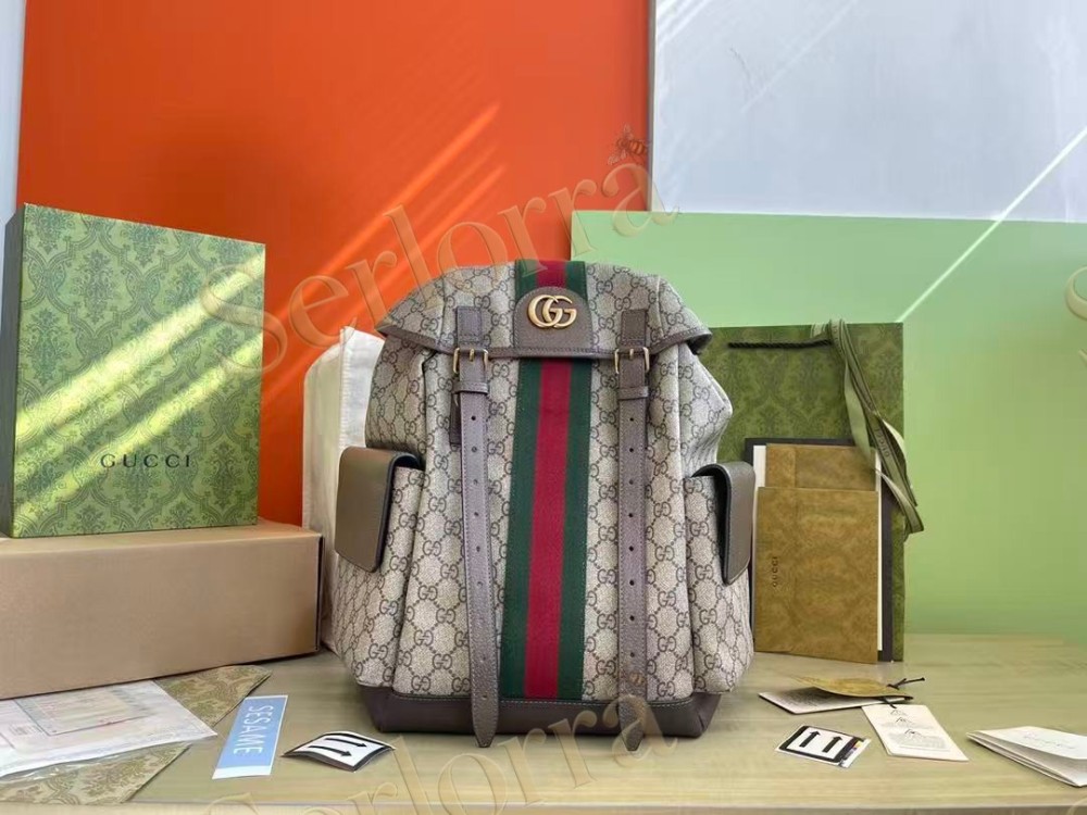 GUCCI OPHIDIA GG MEDIUM BACKPACK