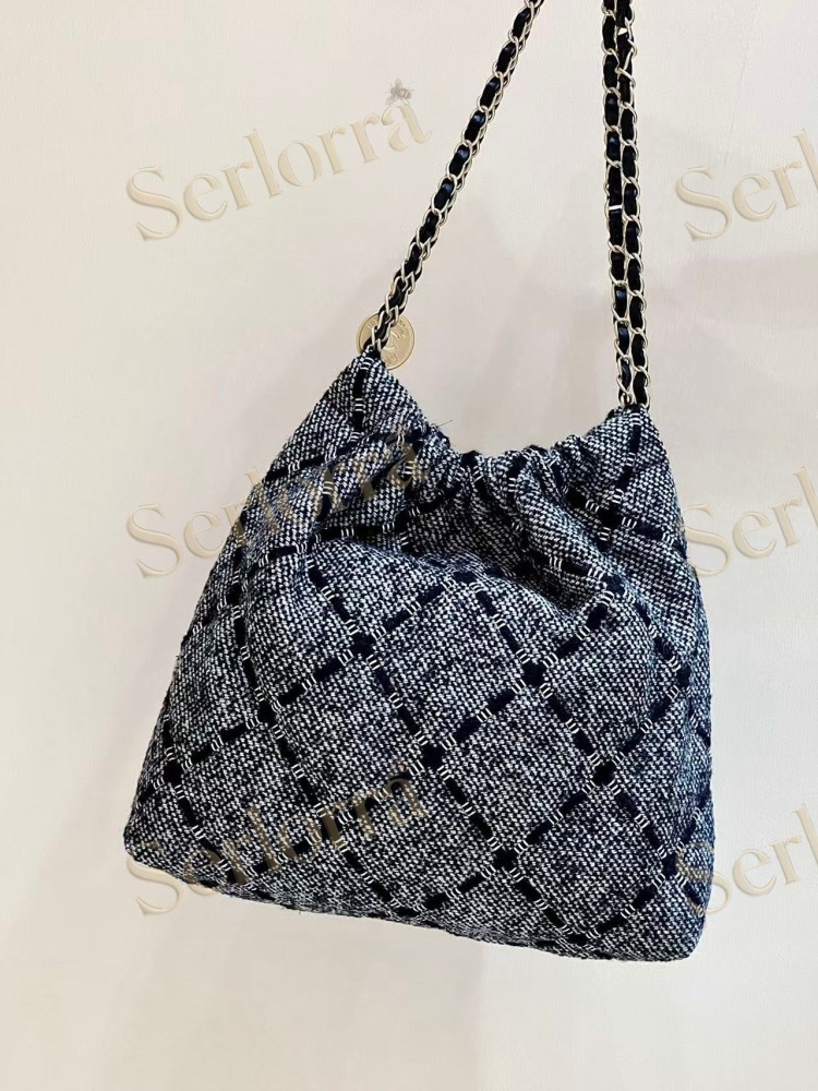 CHANEL MASTER 22 MEDIUM TWEED HANDBAG