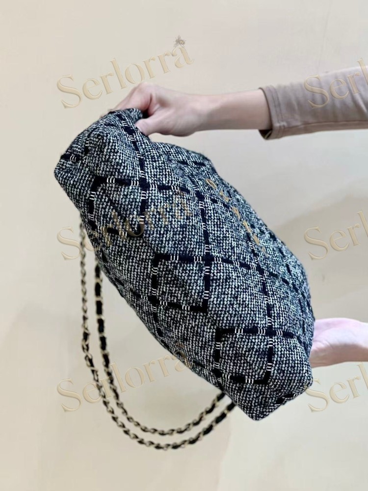 CHANEL MASTER 22 MEDIUM TWEED HANDBAG