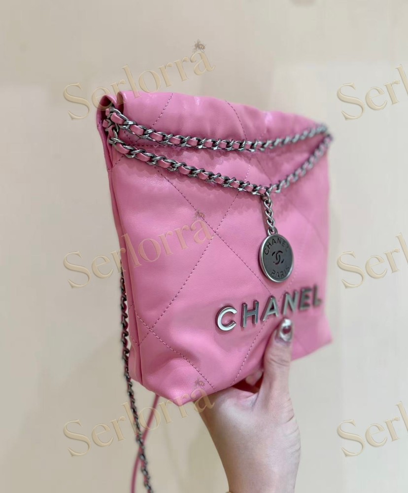 CHANEL MASTER 22 MINI ONDA VERDE CALFSKIN HANDBAG