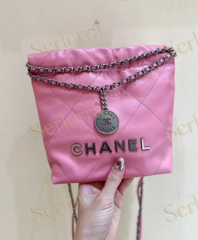 CHANEL MASTER 22 MINI ONDA VERDE CALFSKIN HANDBAG