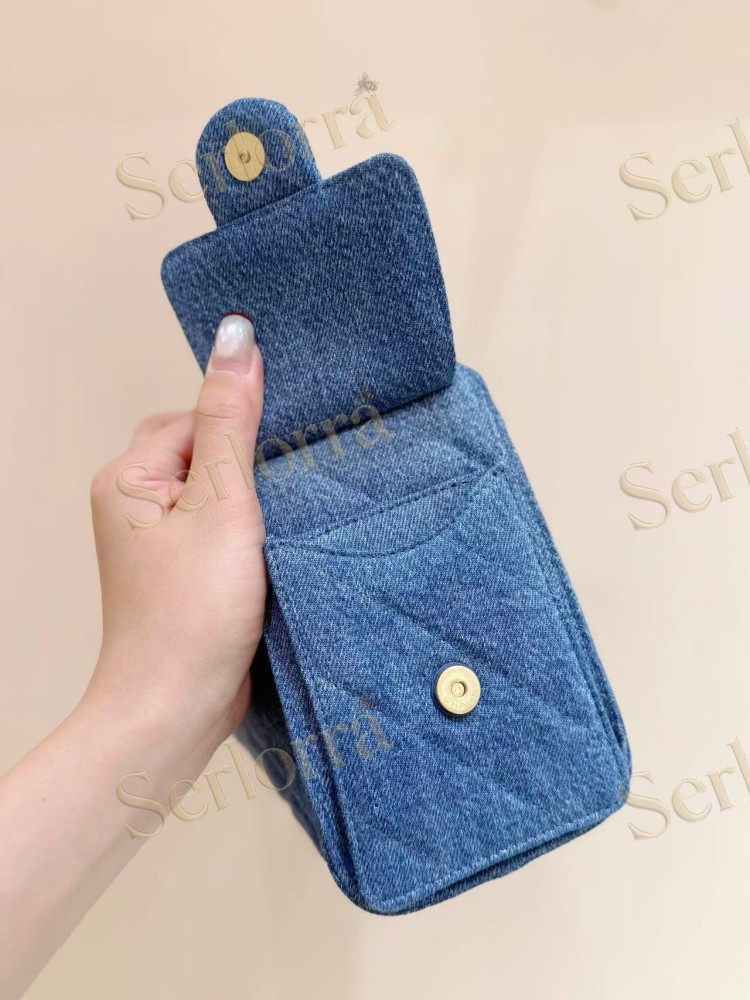CHANEL MASTER 25 MINI DENIM HANDBAG