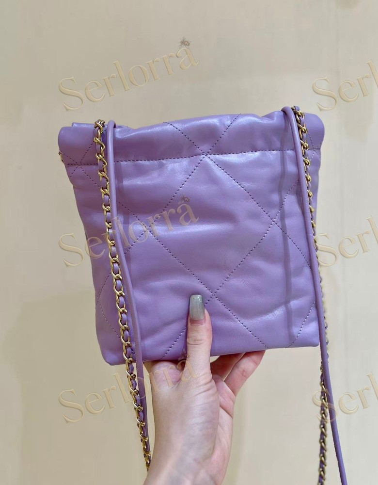 CHANEL MASTER 22 MINI ONDA VERDE CALFSKIN HANDBAG