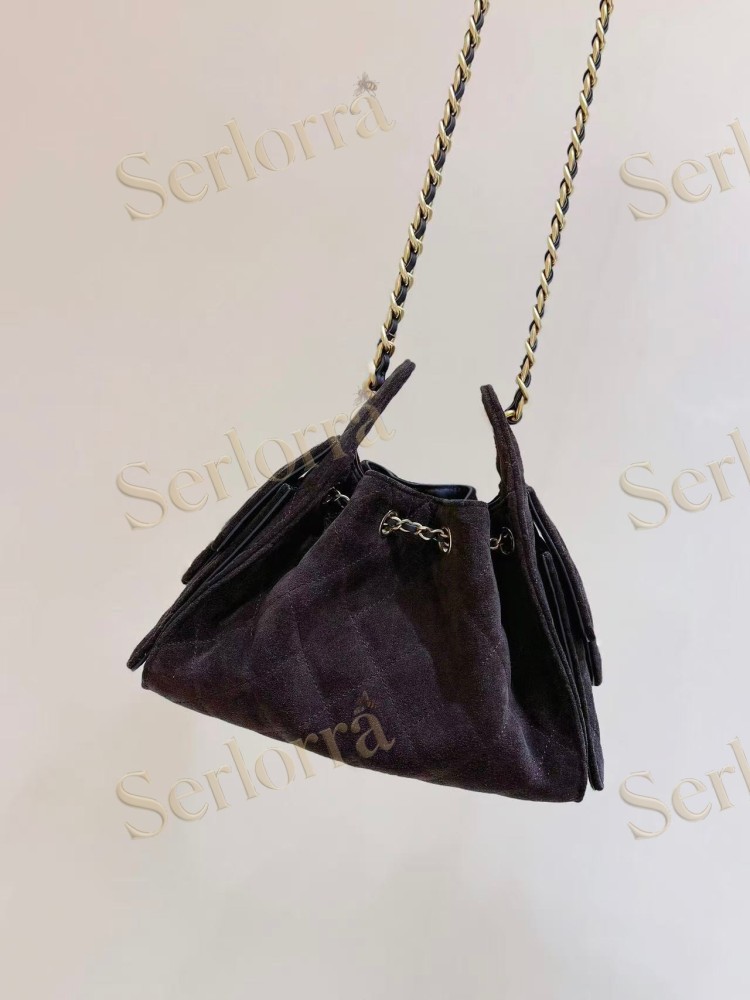 CHANEL MASTER 25 MINI SUEDED CALFSKIN HANDBAG