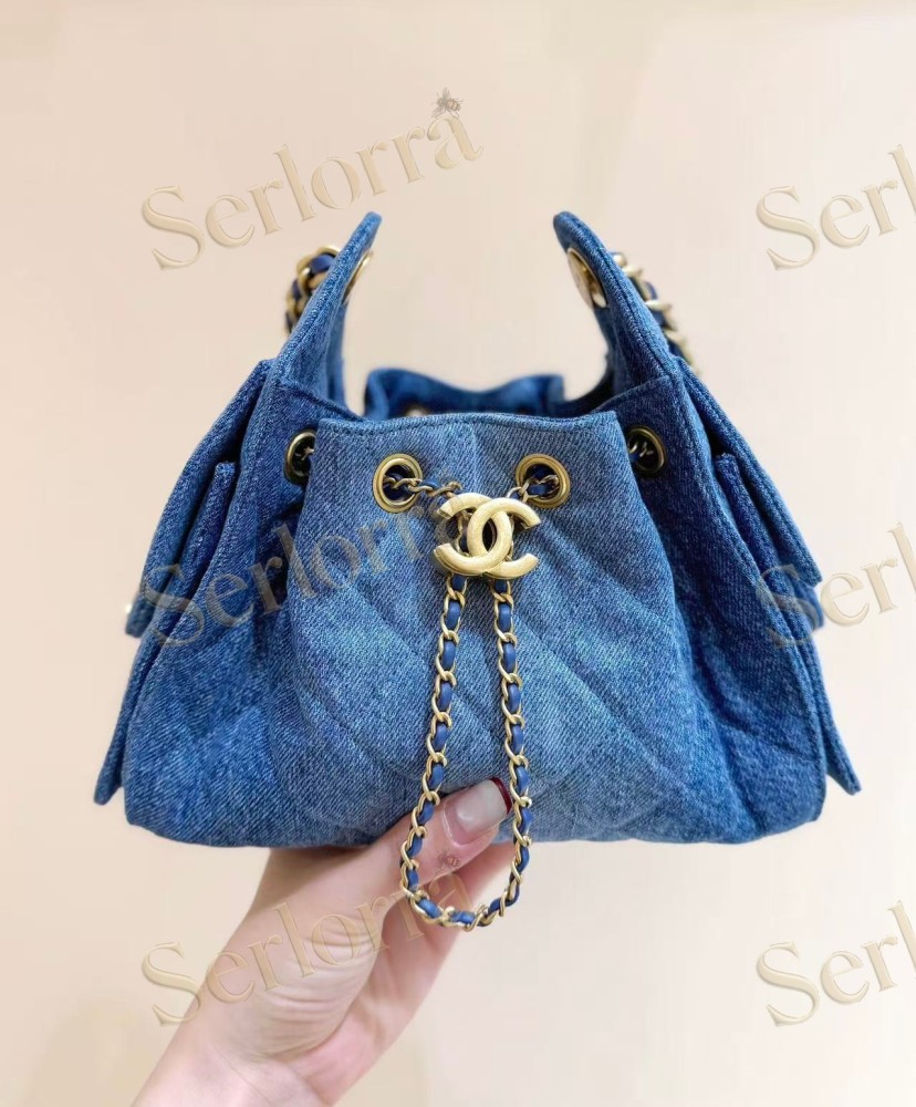 CHANEL MASTER 25 MINI DENIM HANDBAG