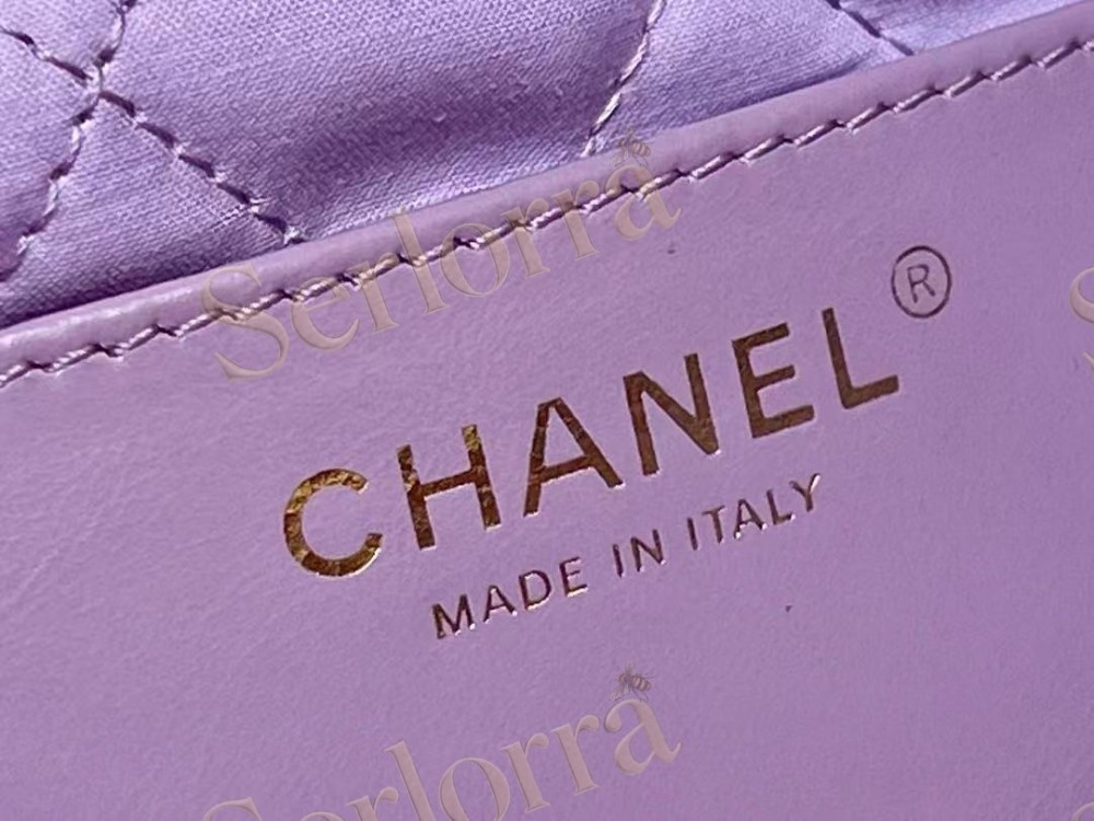CHANEL MASTER 22 MINI ONDA VERDE CALFSKIN HANDBAG