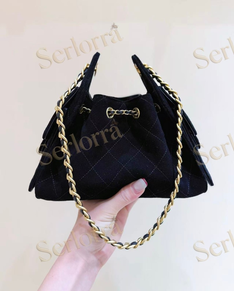 CHANEL MASTER 25 MINI SUEDED CALFSKIN HANDBAG
