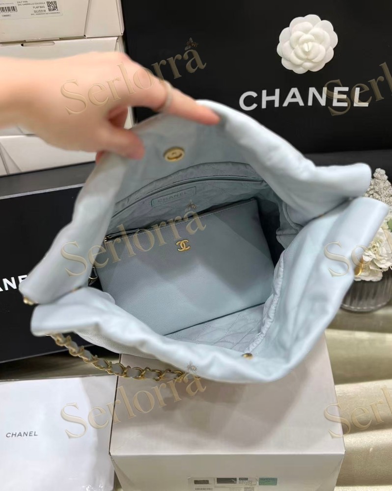 CHANEL MASTER 22 SMALL CALFSKIN HANDBAG