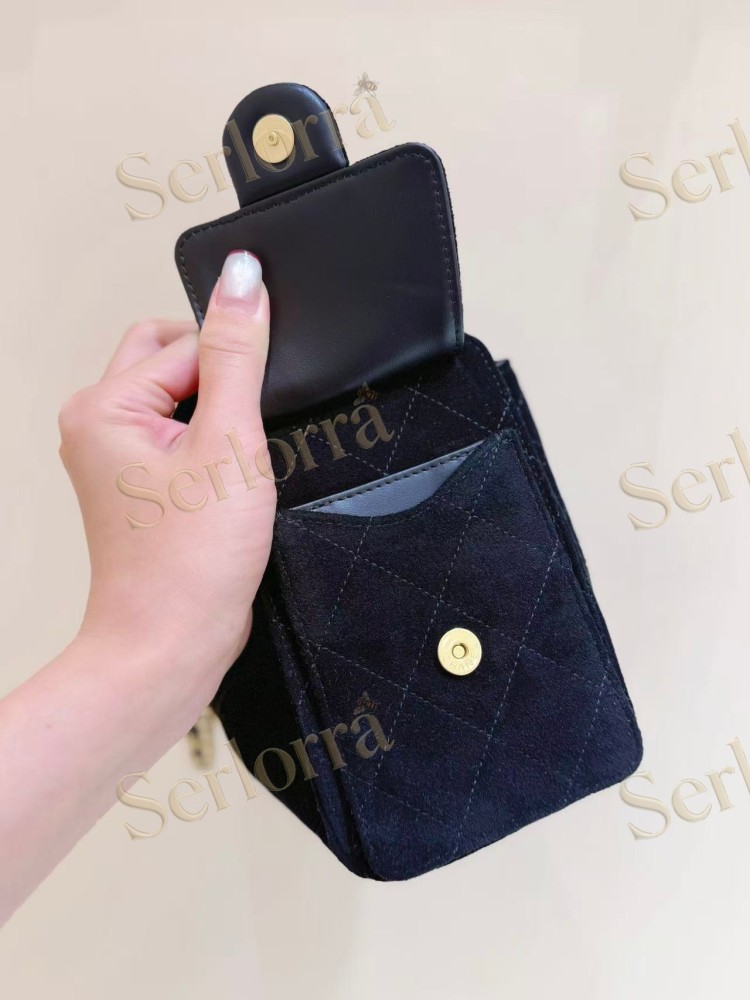 CHANEL MASTER 25 MINI SUEDED CALFSKIN HANDBAG