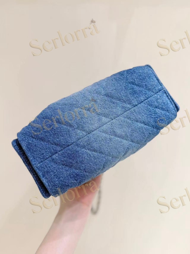 CHANEL MASTER 25 MINI DENIM HANDBAG