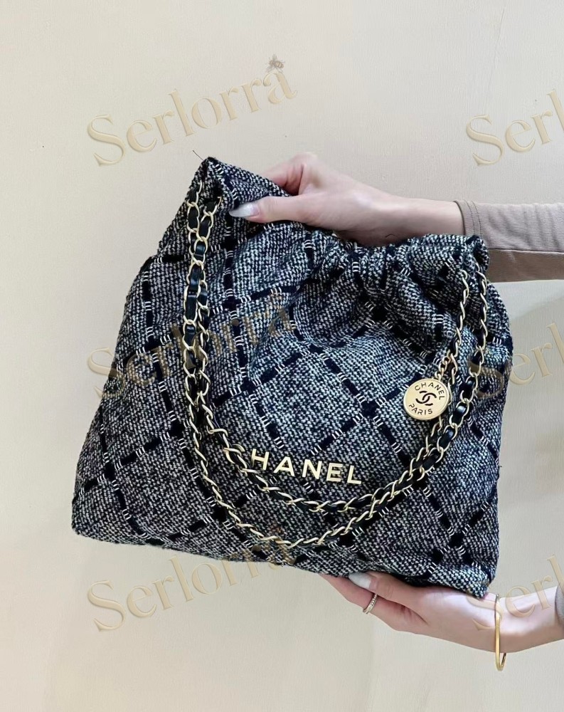CHANEL MASTER 22 MEDIUM TWEED HANDBAG
