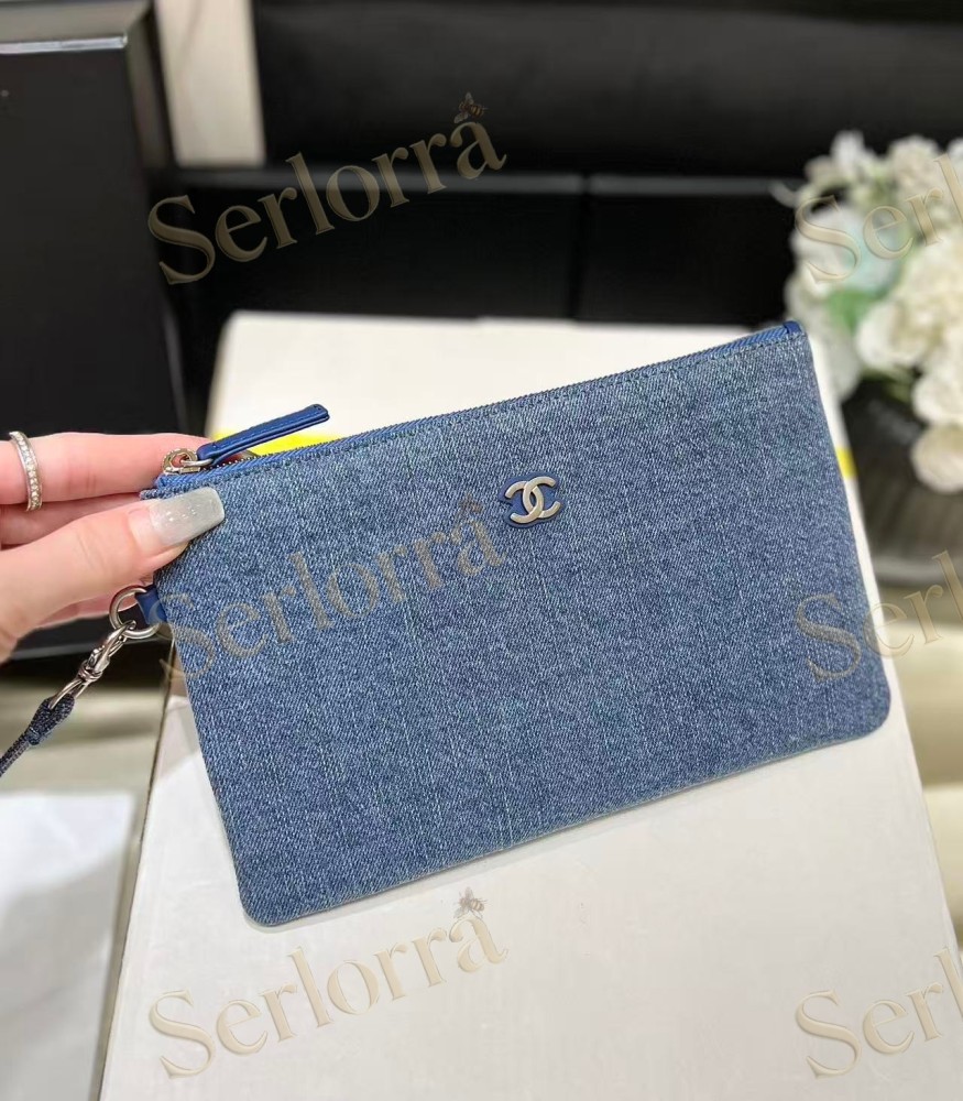 CHANEL MASTER 22 MEDIUM DENIM HANDBAG