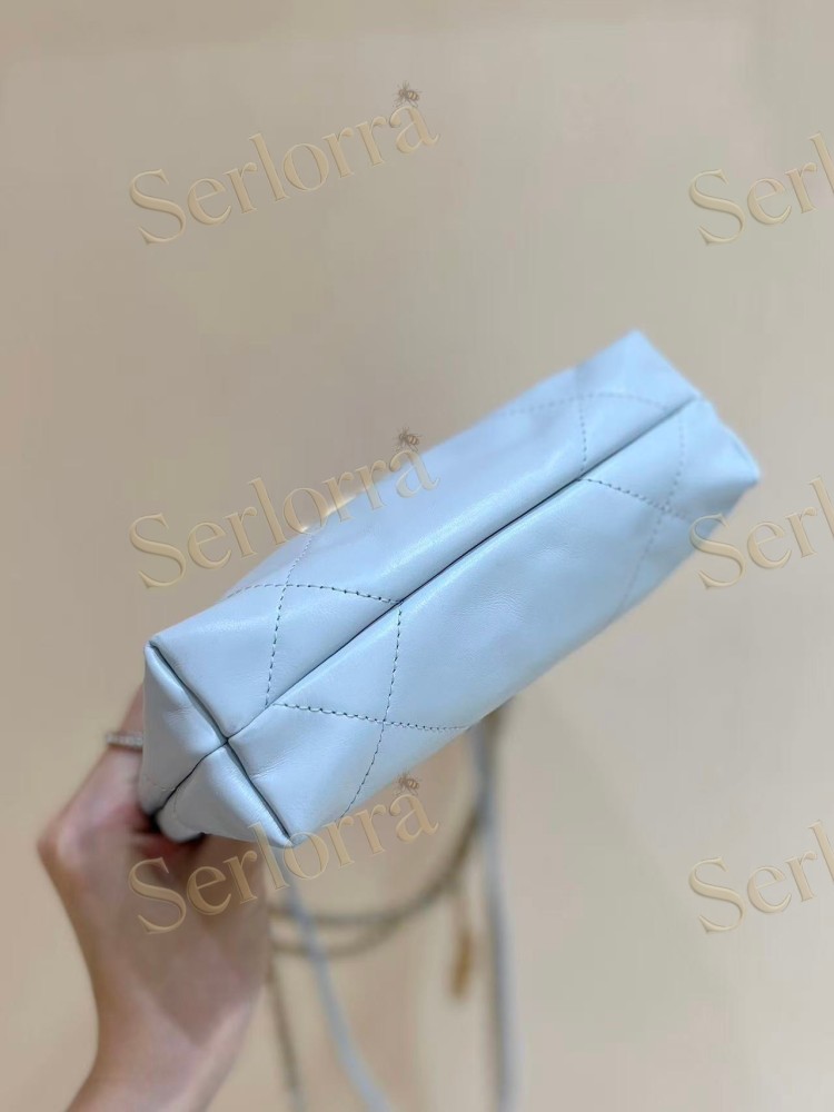 CHANEL MASTER 22 MINI ONDA VERDE CALFSKIN HANDBAG