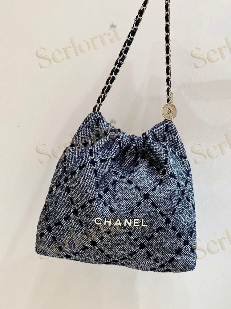 CHANEL MASTER 22 MEDIUM TWEED HANDBAG