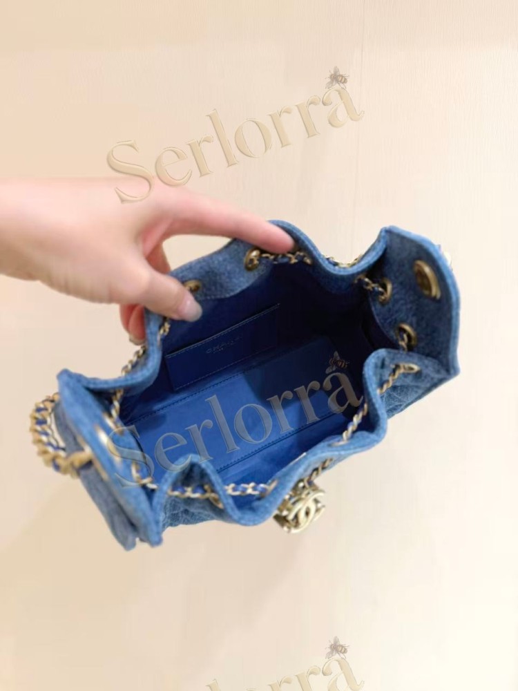 CHANEL MASTER 25 MINI DENIM HANDBAG