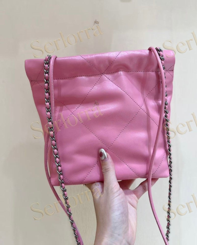 CHANEL MASTER 22 MINI ONDA VERDE CALFSKIN HANDBAG