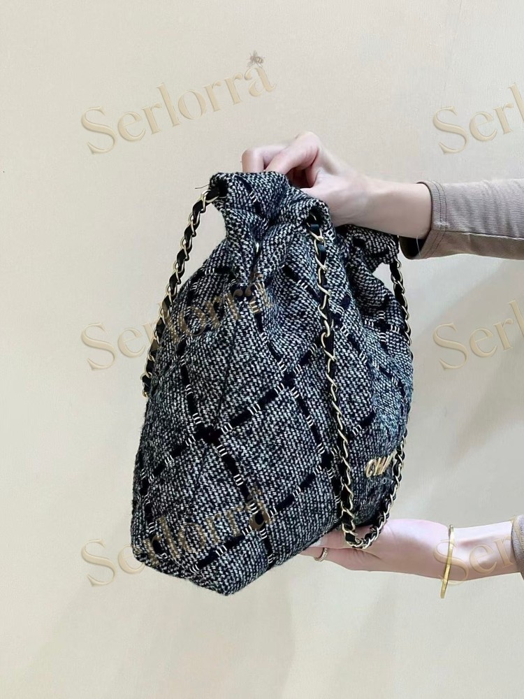 CHANEL MASTER 22 MEDIUM TWEED HANDBAG
