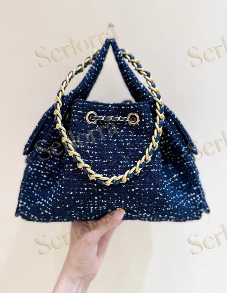 CHANEL MASTER 25 SMALL LOIO PIANA TWEED HANDBAG