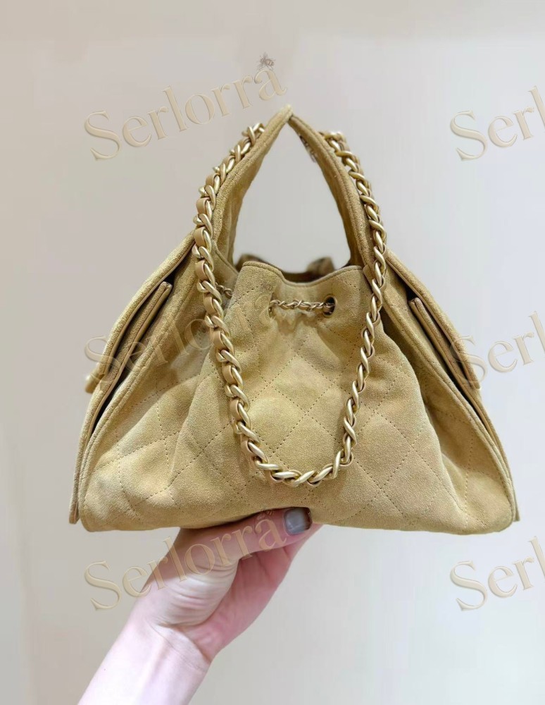 CHANEL MASTER 25 SMALL SUEDED CALFSKIN HANDBAG