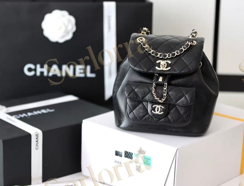 CHANEL MASTER ONDA VERDA CALFSKIN DUMA BACKPACK