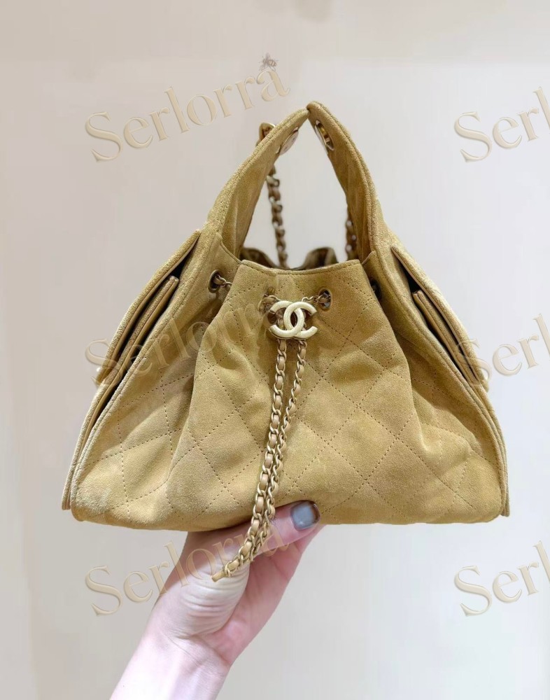 CHANEL MASTER 25 SMALL SUEDED CALFSKIN HANDBAG