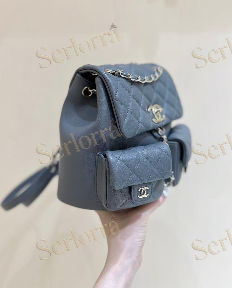 CHANEL MASTER LARGE HAAS GRAINED CALFSKIN DUMA BACKPACK