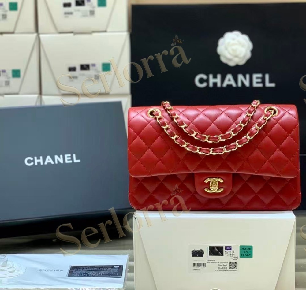 CHANEL MASTER MEDIUM GR LAMBSKIN CLASSIC FLAP