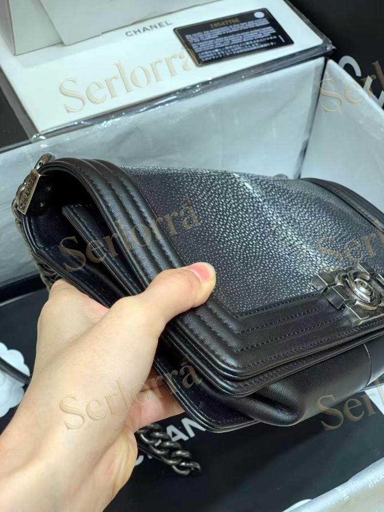 CHANEL MASTER MEDIUM BOY STINGRAY