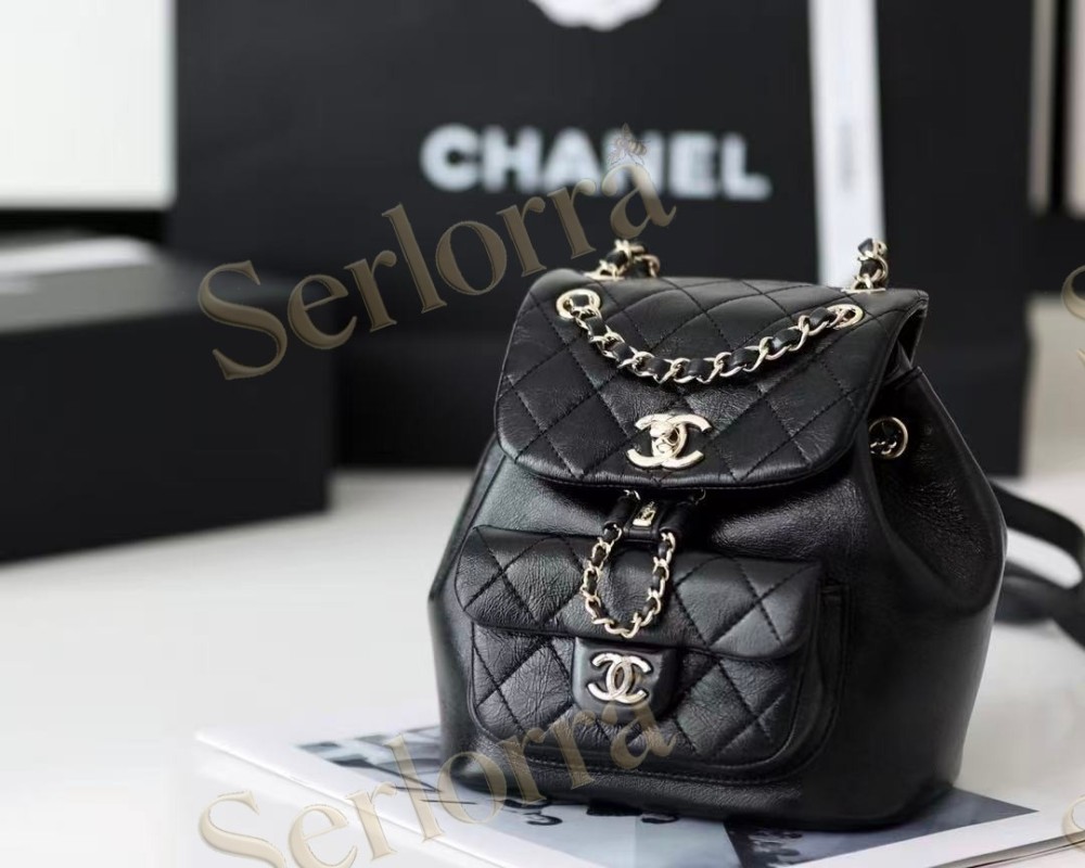 CHANEL MASTER ONDA VERDA CALFSKIN DUMA BACKPACK