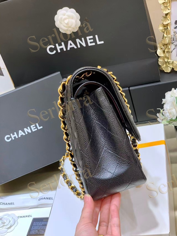 CHANEL MASTER LARGE HAAS CALFSKIN CLASSIC FLAP HANGBAG