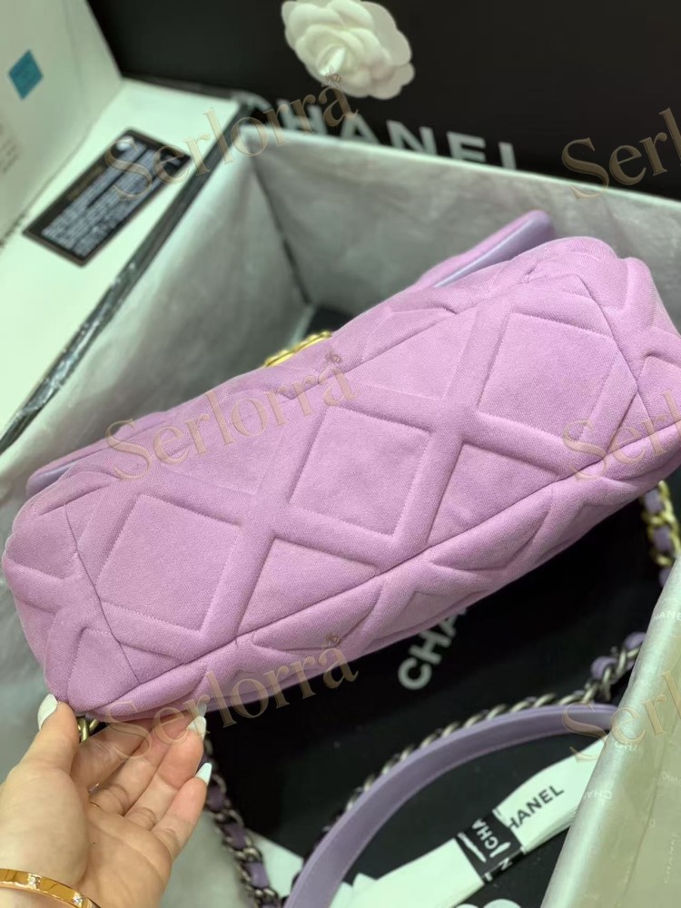 CHANEL MASTER MAXI 19 MESH FLAP WITH TWO-TONE CHAIN