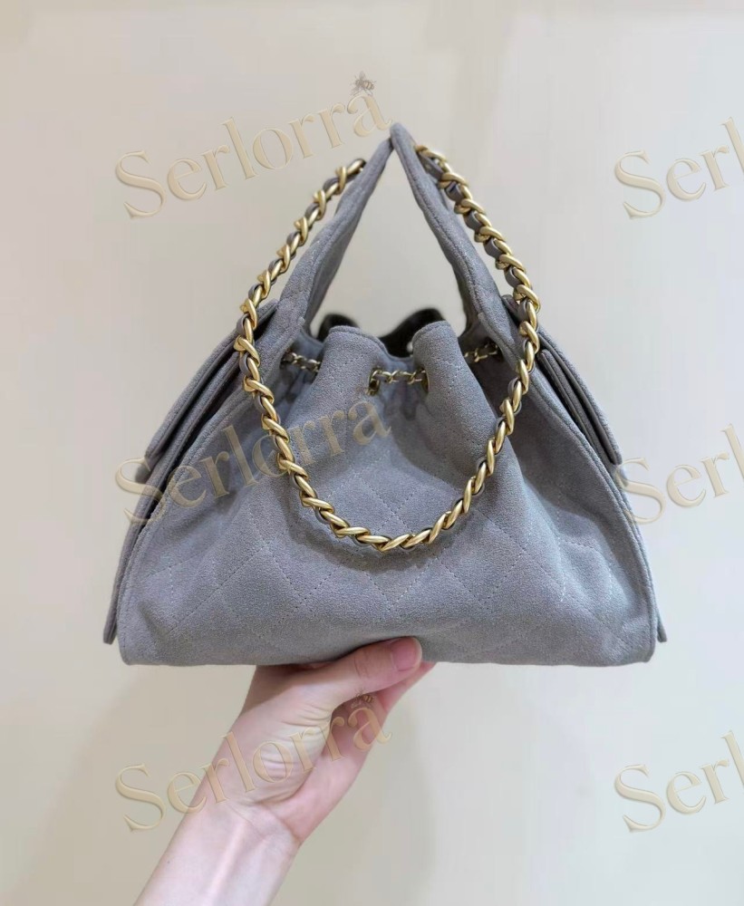 CHANEL MASTER 25 SMALL SUEDED CALFSKIN HANDBAG