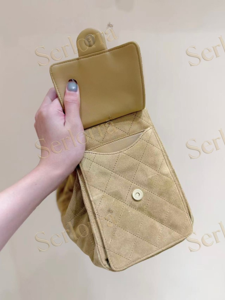 CHANEL MASTER 25 SMALL SUEDED CALFSKIN HANDBAG