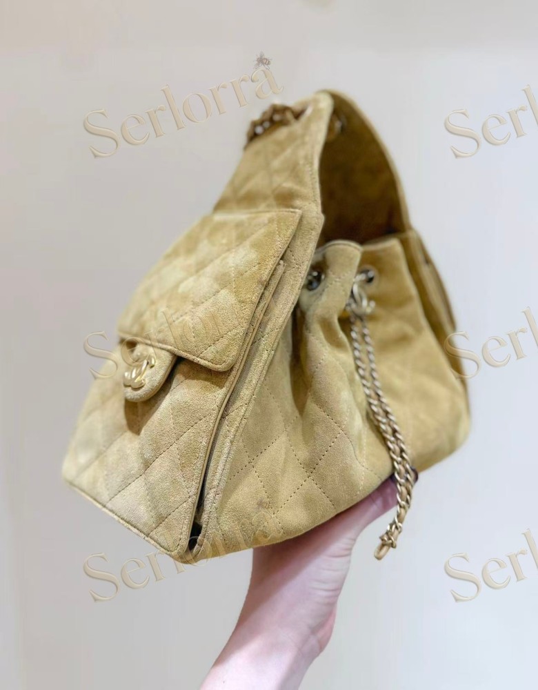 CHANEL MASTER 25 SMALL SUEDED CALFSKIN HANDBAG