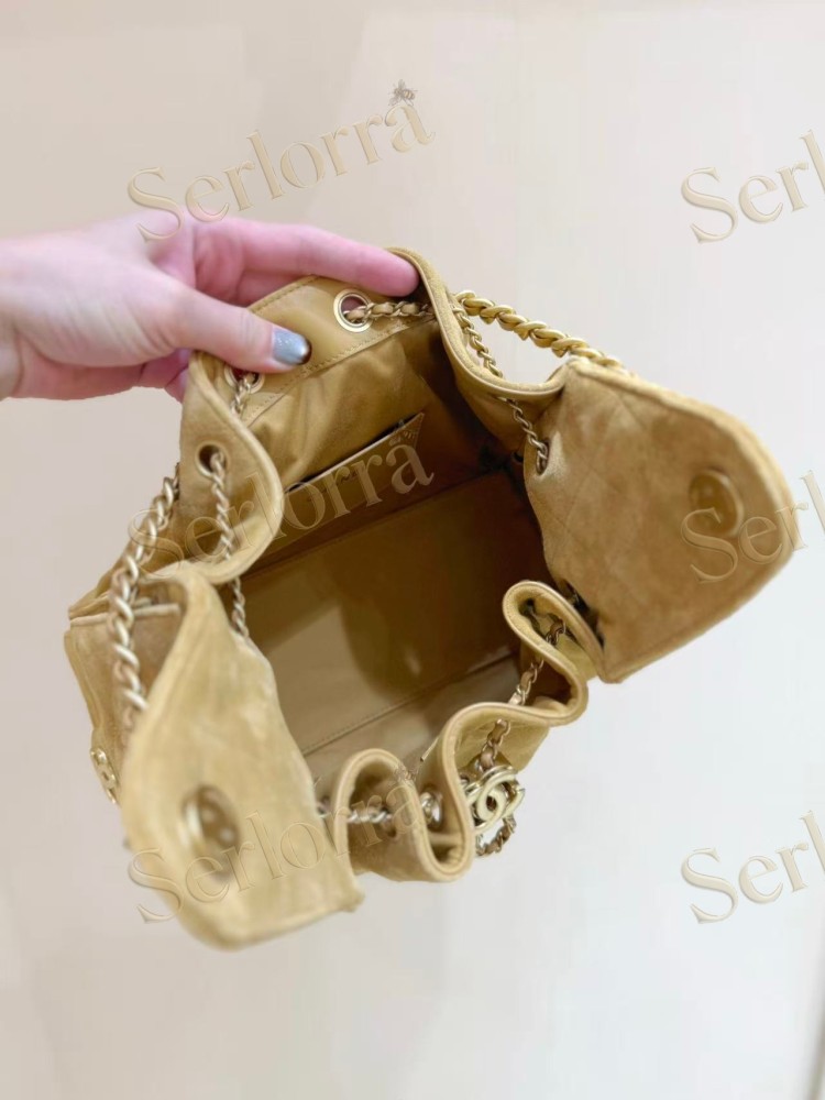 CHANEL MASTER 25 SMALL SUEDED CALFSKIN HANDBAG
