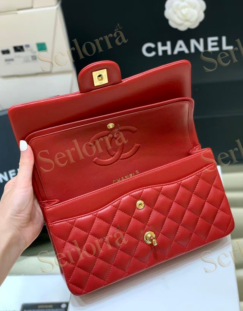 CHANEL MASTER MEDIUM GR LAMBSKIN CLASSIC FLAP