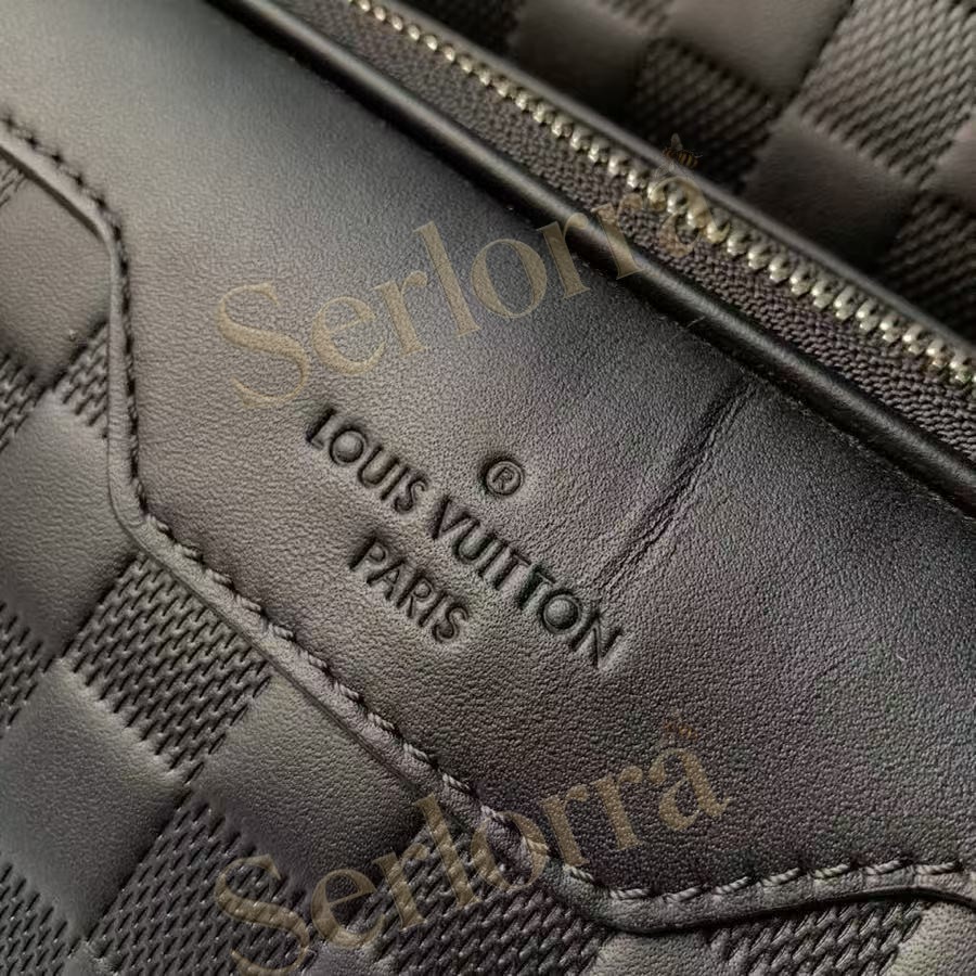 LOUIS VUITTON CAMPUS BACKPACK DAMIER INFINI LEATHER BLACK