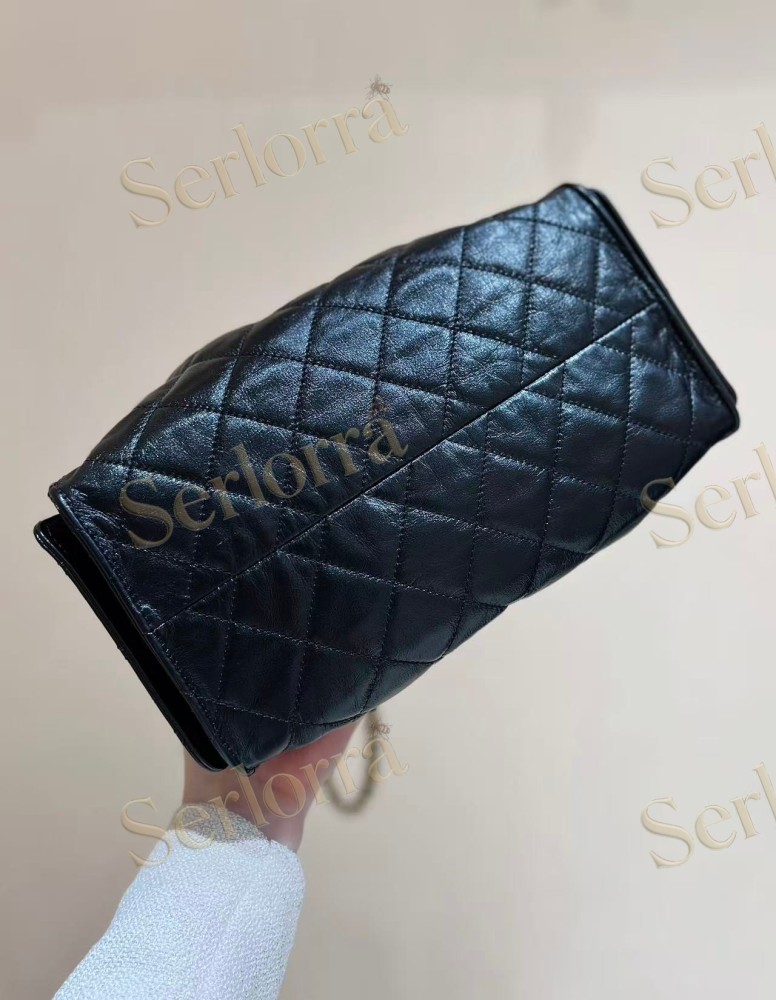 CHANEL MASTER 25 SMALL ONDA VERDE CALFSKIN HANDBAG