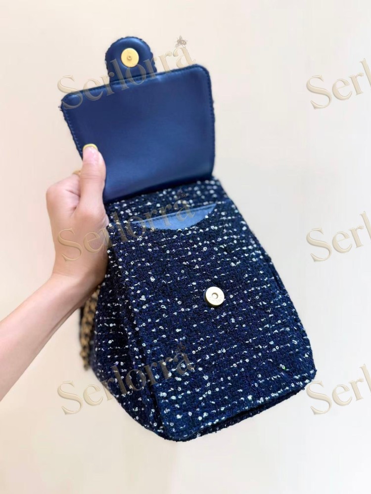CHANEL MASTER 25 SMALL LOIO PIANA TWEED HANDBAG