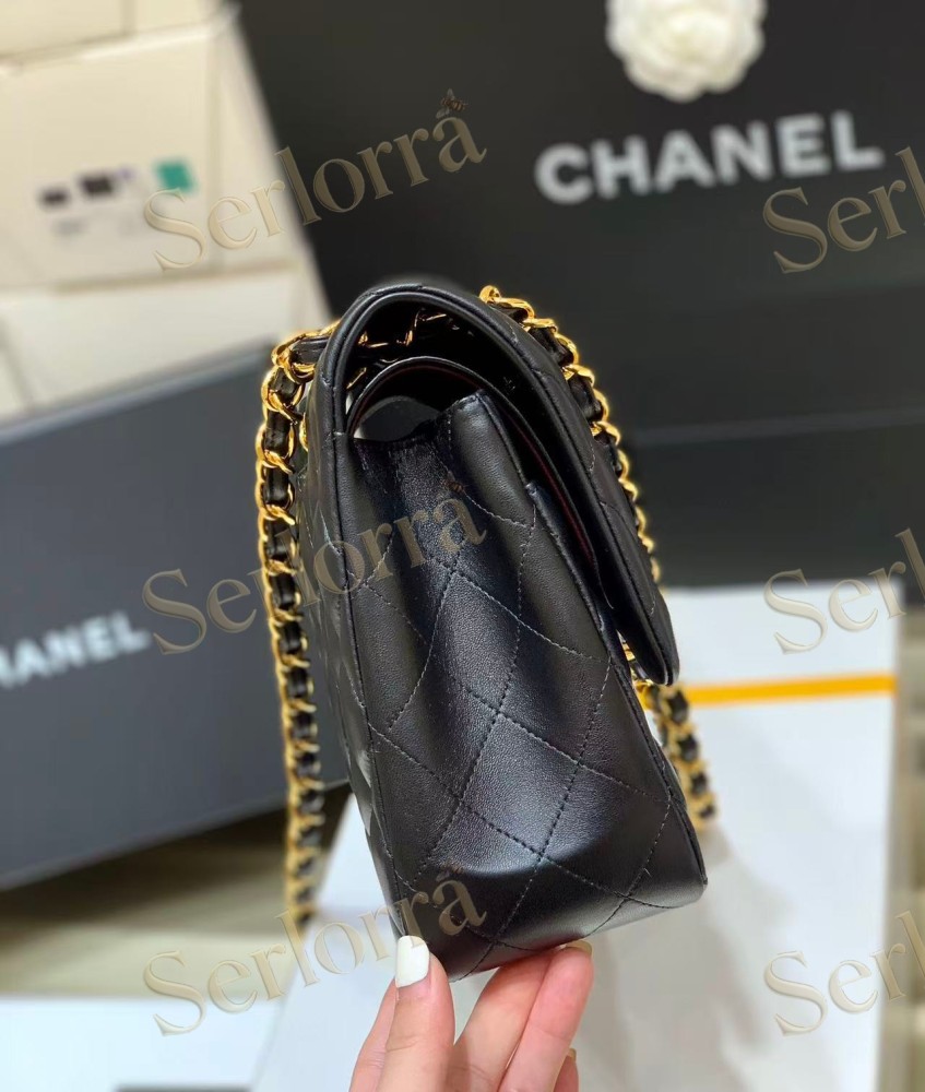 CHANEL MASTER LARGE GR LABMSKIN CLASSIC FLAP HANGBAG