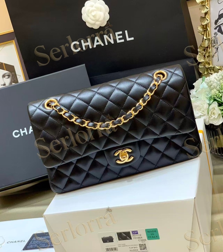 CHANEL MASTER MEDIUM GR LAMBSKIN CLASSIC FLAP