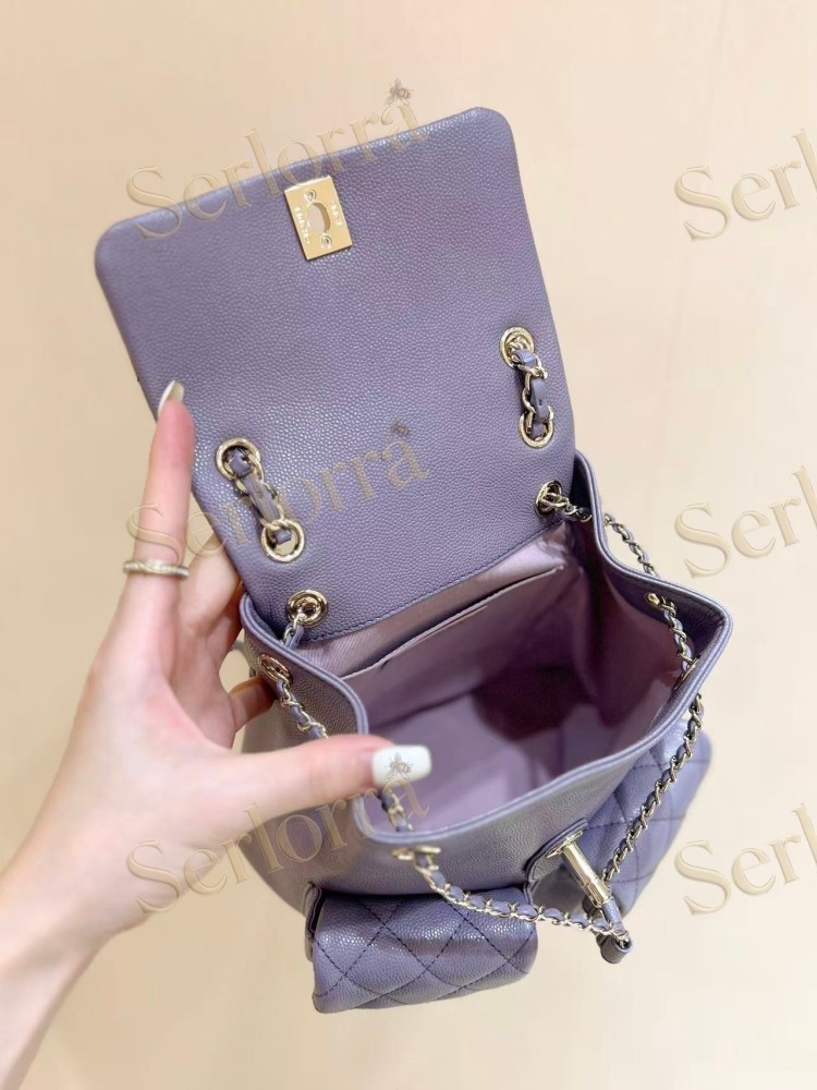 CHANEL MASTER LARGE HAAS GRAINED CALFSKIN DUMA BACKPACK