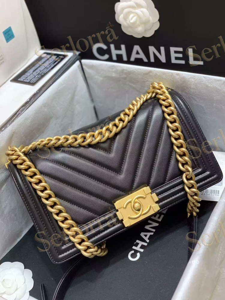 CHANEL MASTER BOY OLD MEDIUM CHEVRON