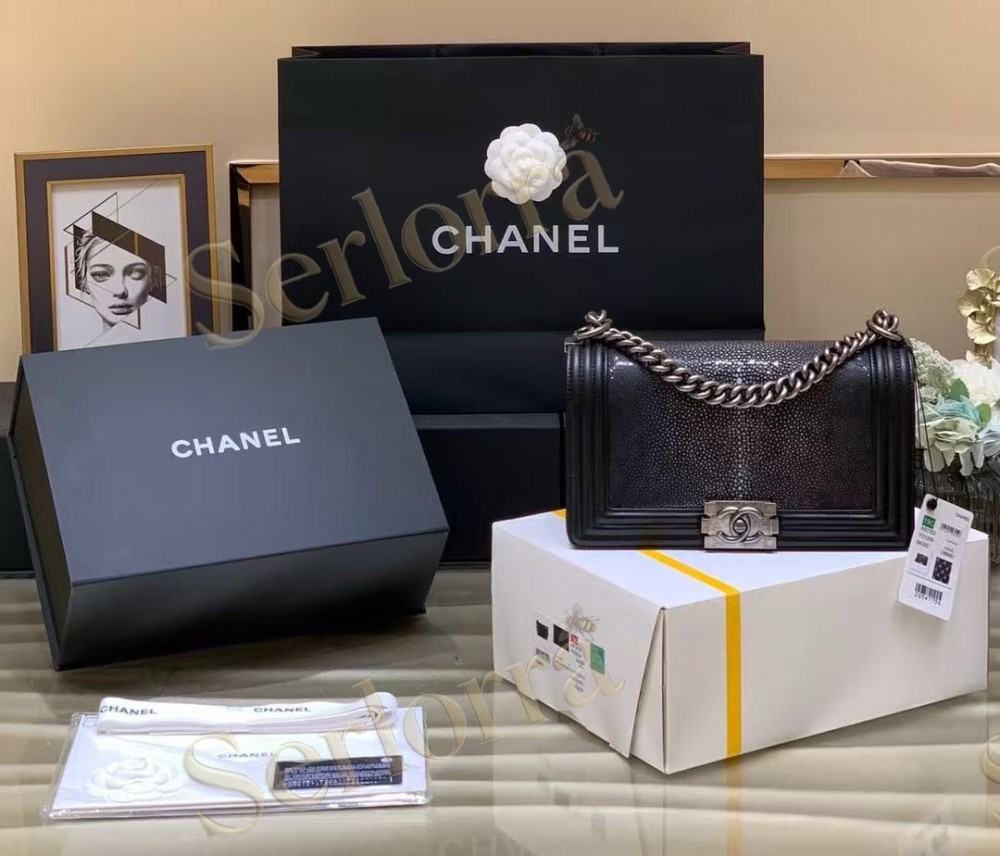CHANEL MASTER MEDIUM BOY STINGRAY