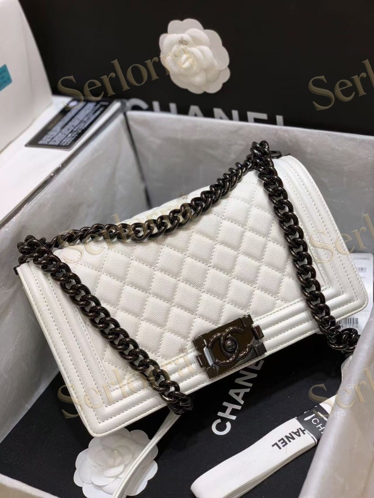 CHANEL MASTER SMALL BOY HAAS CALFSKIN